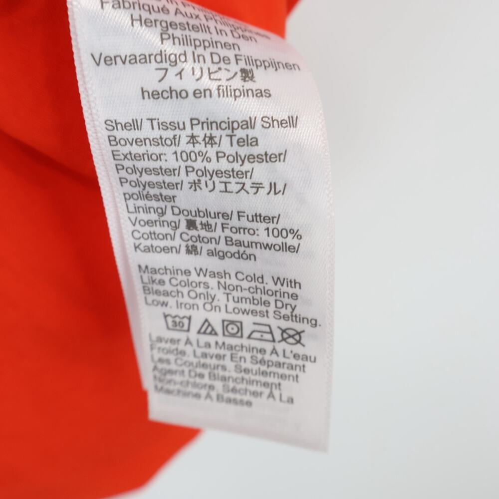 NWT Madewell Cutaway Long Button-Front Lined Vest Bright Flame Red Size 00 - Picture 8 of 9